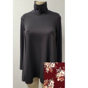 Shiela Rose, Nadine West, floral tunic in size medium